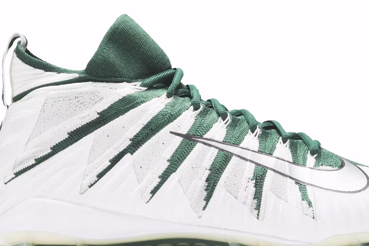 Nike Alpha Menace Elite White Gorge Green, view 3