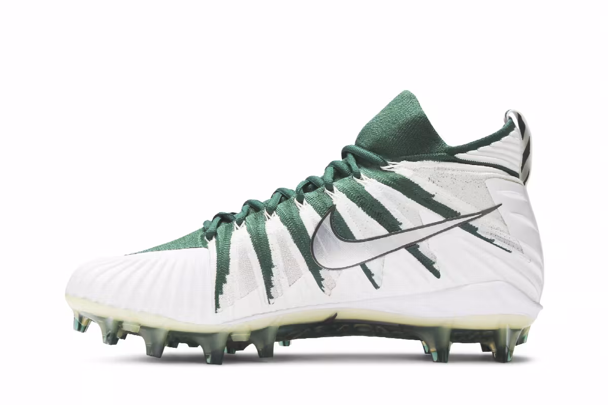 Nike Alpha Menace Elite White Gorge Green, view 4