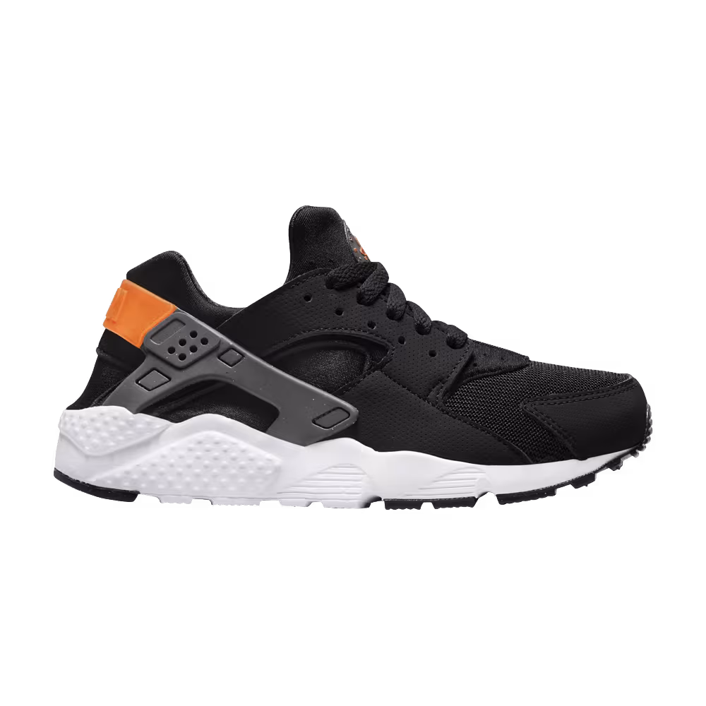 Nike Air Huarache Run GS Black Safety Orange