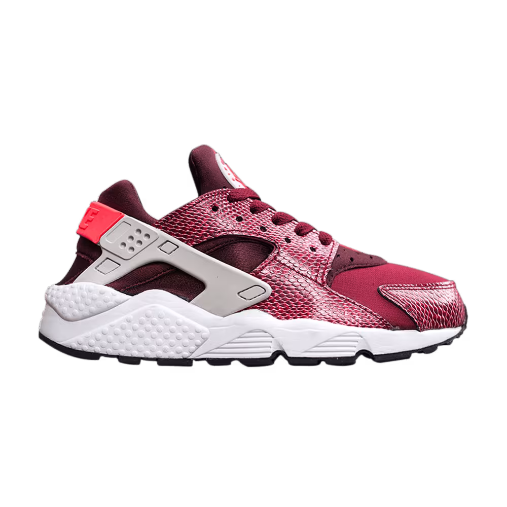 Nike Women's Air Huarache Burgundy Snake