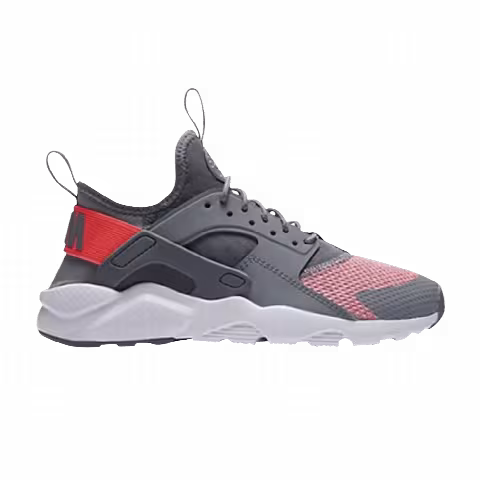 Nike Air Huarache Run Ultra SE GS 'Cool Grey Hot Punch'