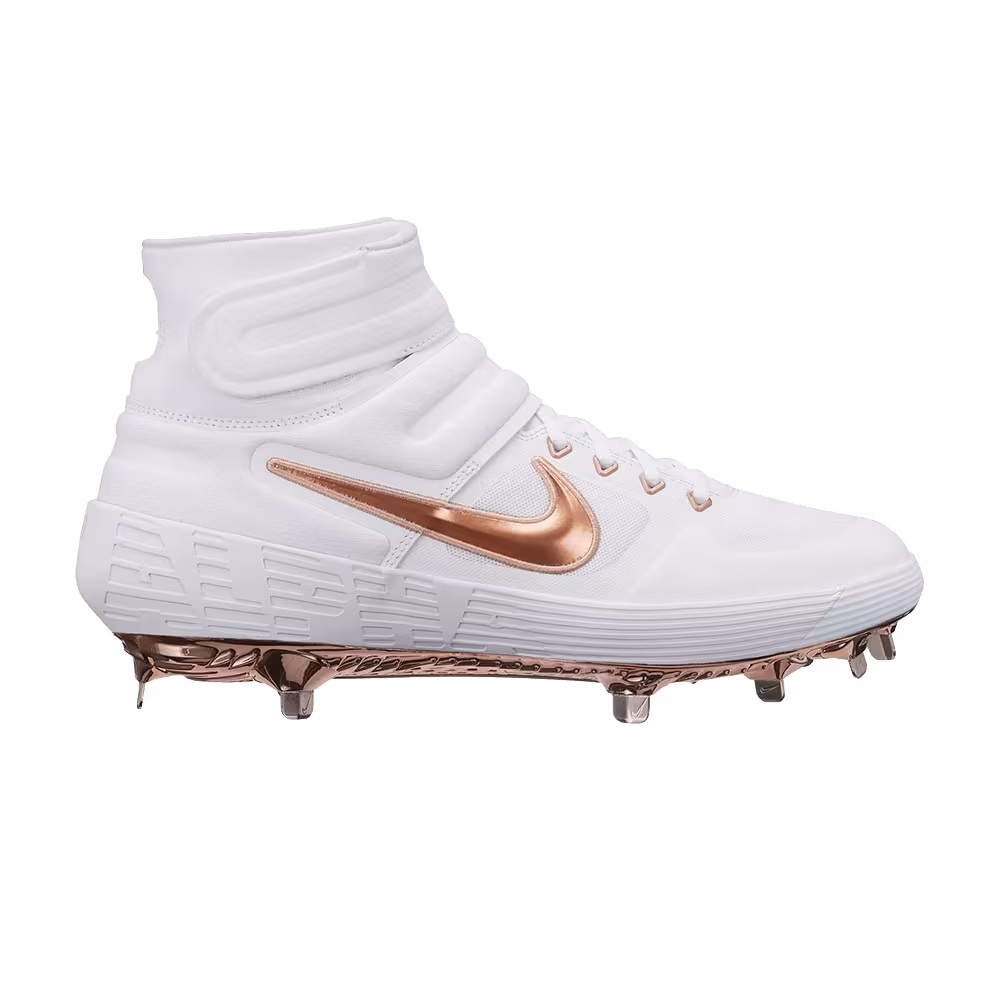 Nike Alpha Huarache Elite 2 Mid White Bronze