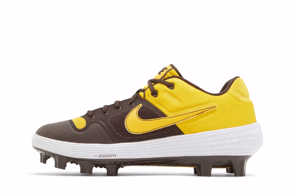 Nike Alpha Huarache Elite 2 Mid MCS San Diego Padres, view 4