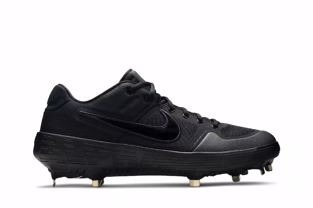 Nike Alpha Huarache Elite 2 Triple Black, view 2