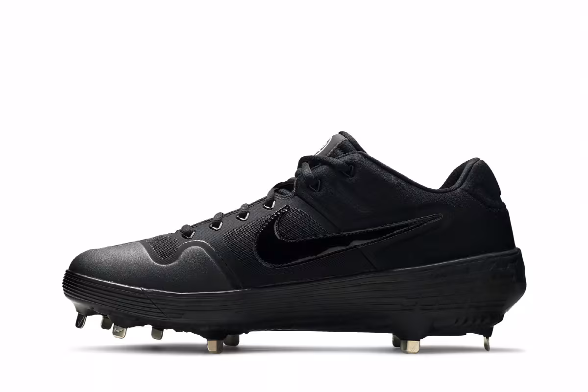 Nike Alpha Huarache Elite 2 Triple Black, view 4