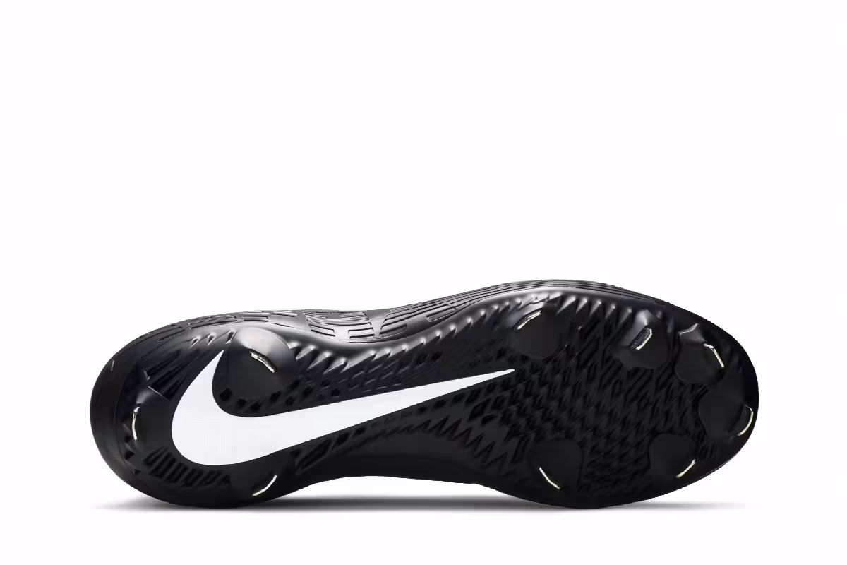Nike Alpha Huarache Elite 2 Triple Black, view 5