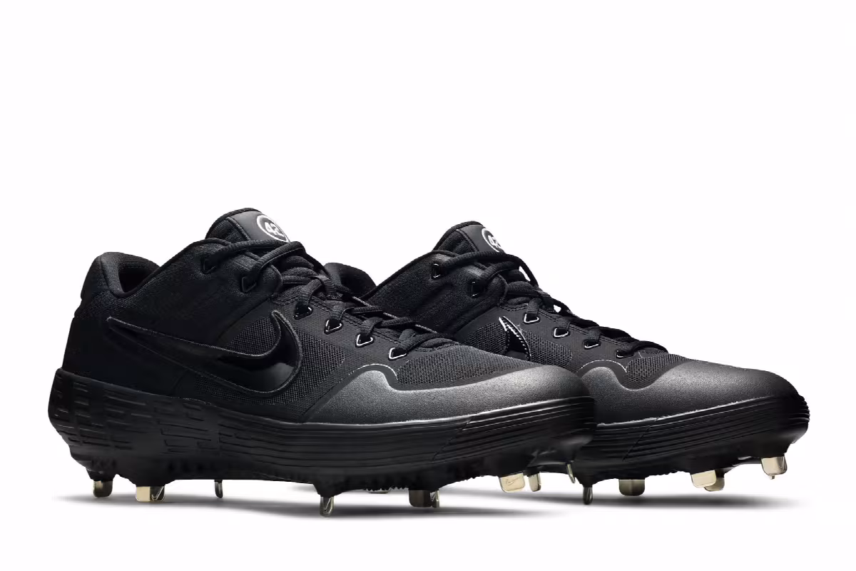 Nike Alpha Huarache Elite 2 Triple Black, view 9