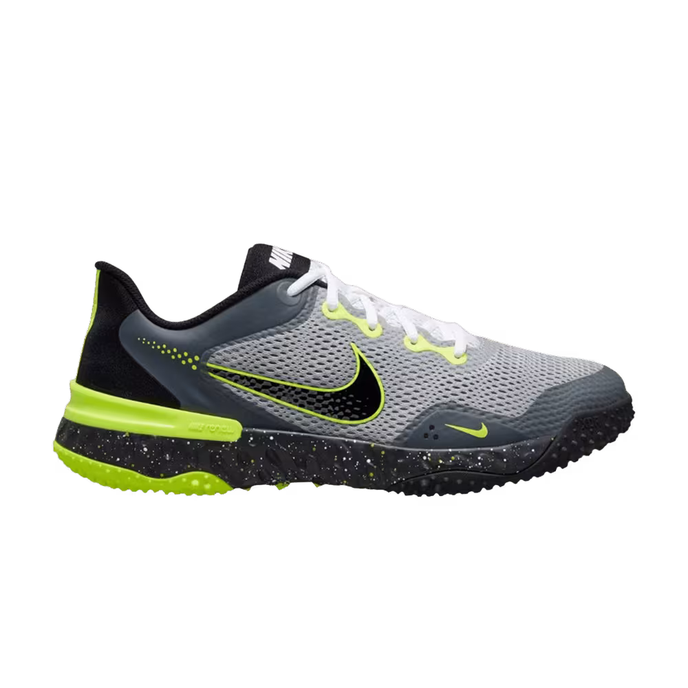Nike Alpha Huarache Elite 3 Turf Light Smoke Grey Volt