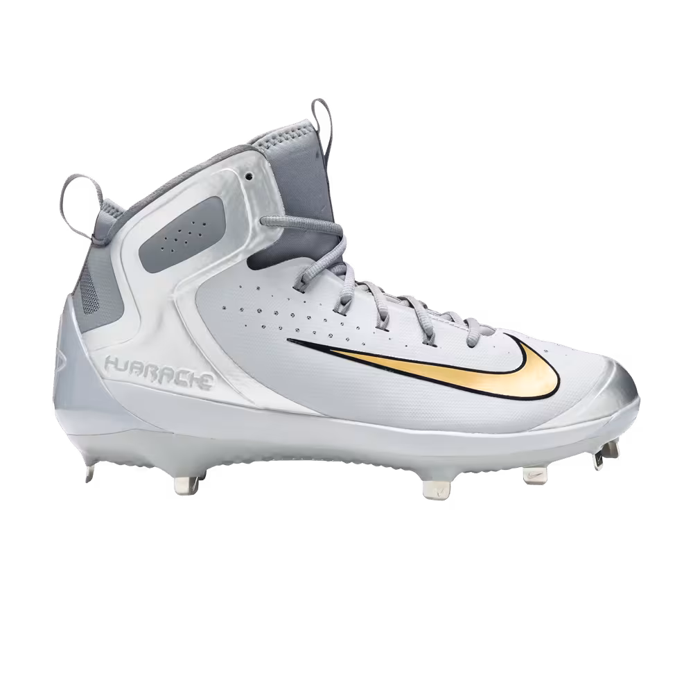 Nike Alpha Huarache Elite Wolf Grey Metallic Silver