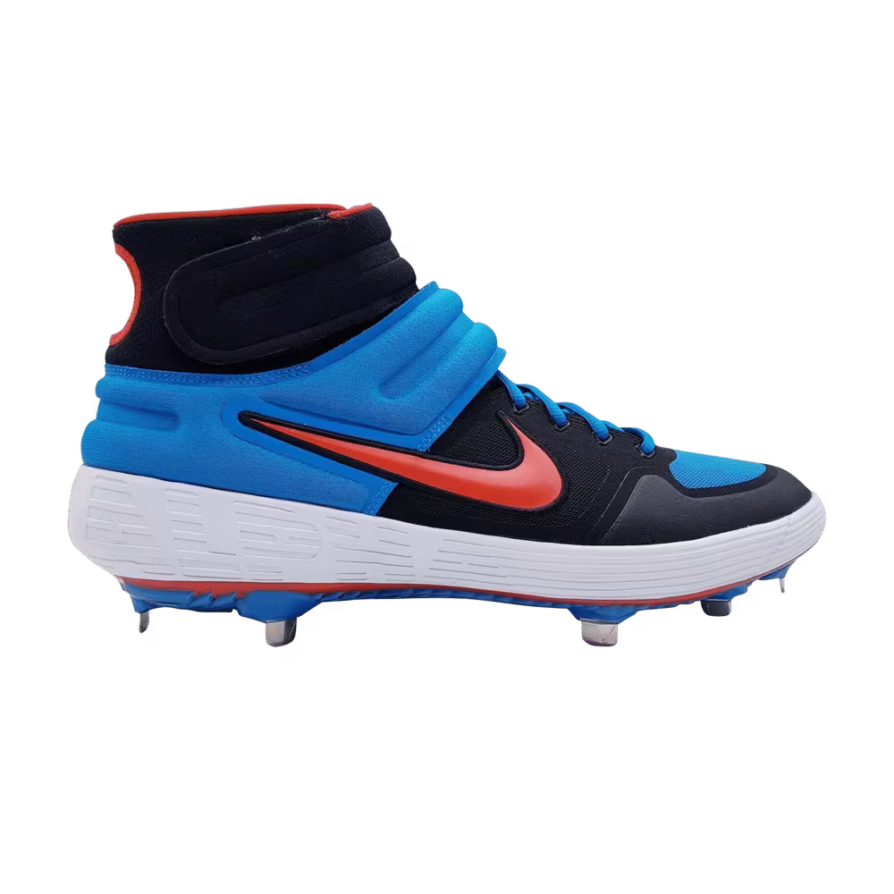 Nike Alpha Huarache Elite 2 Mid Black Blue
