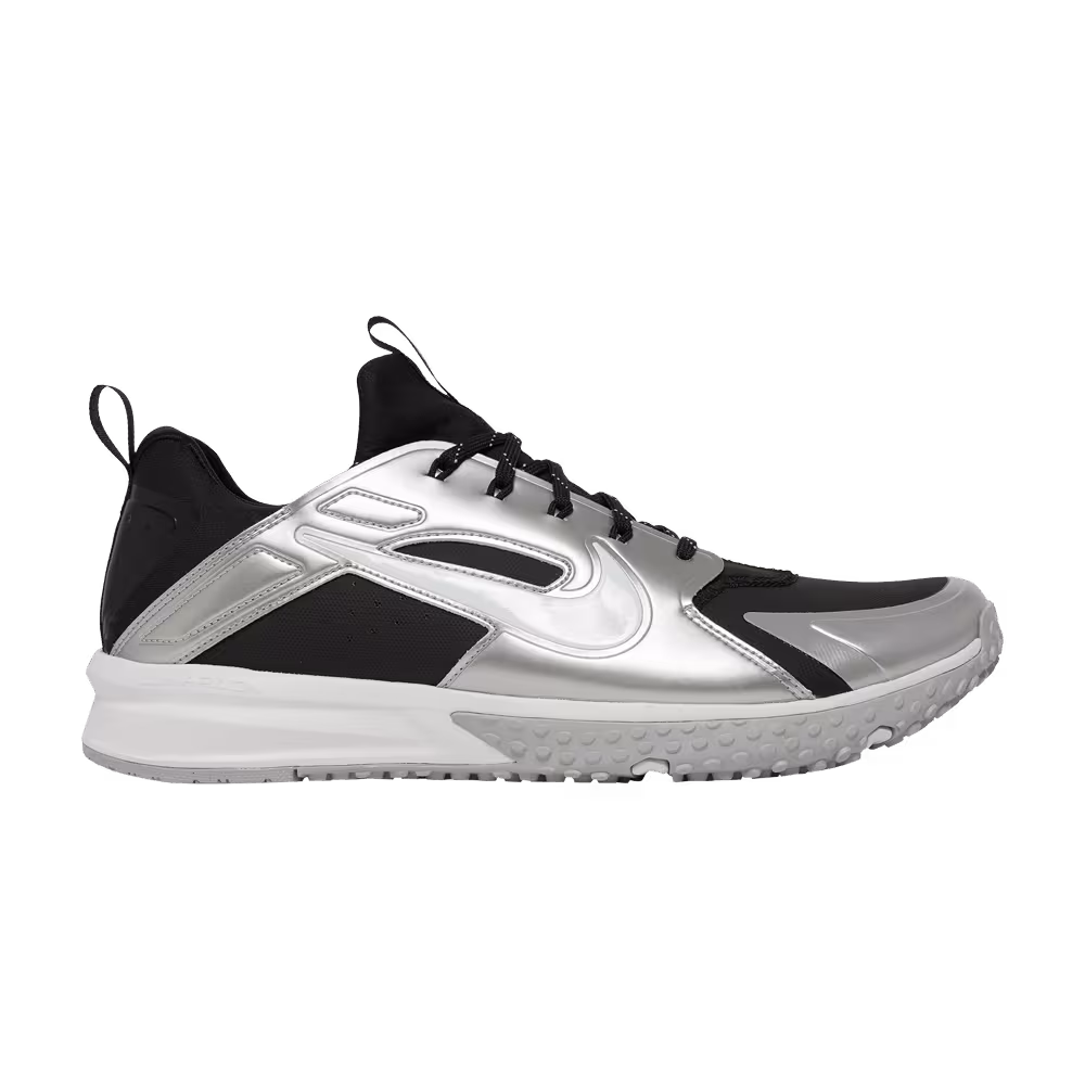 Nike Alpha Huarache Turf Black Silver