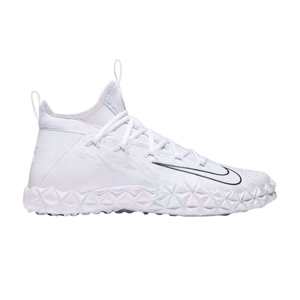 Nike Alpha Huarache 6 Elite Turf LAX White Metallic