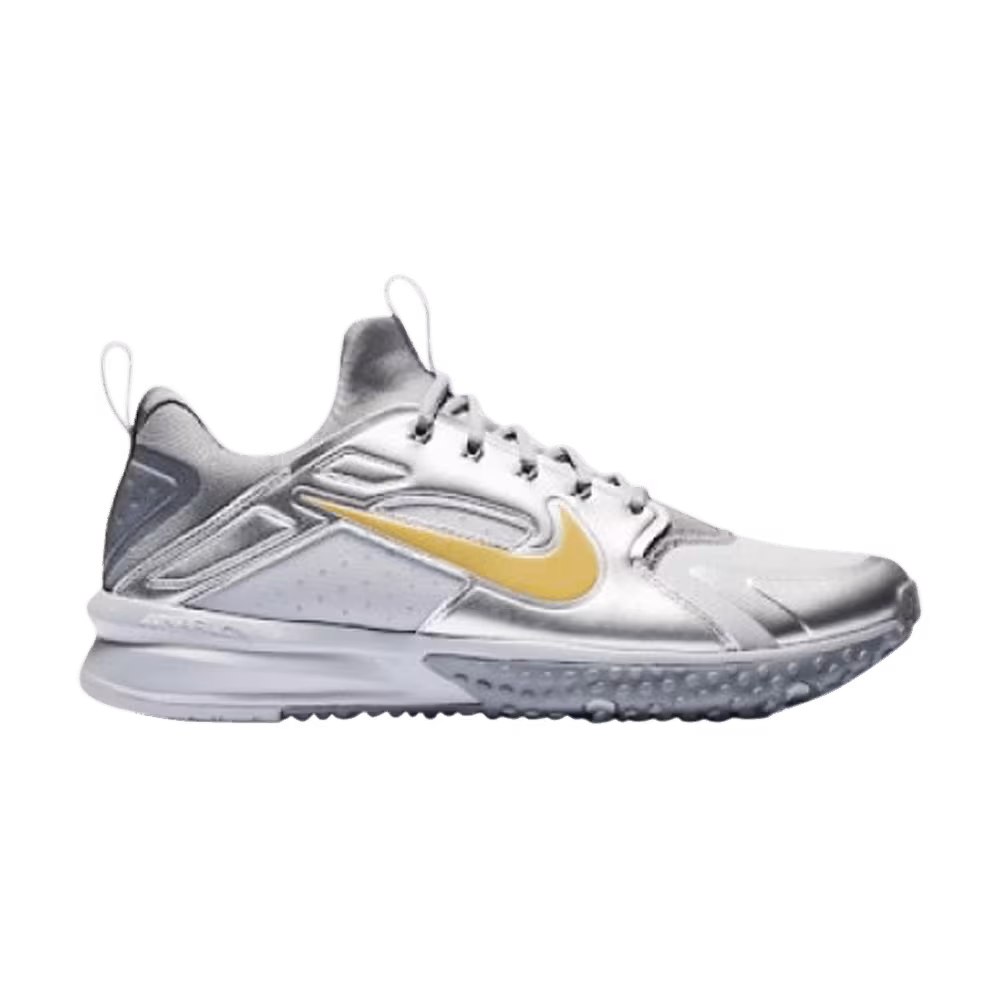 Nike Alpha Huarache Turf Wolf Grey Gold