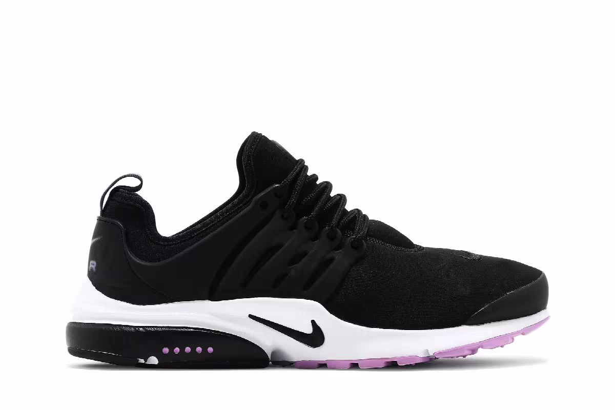 Nike Women's Air Presto Black Violet Shock, view 2