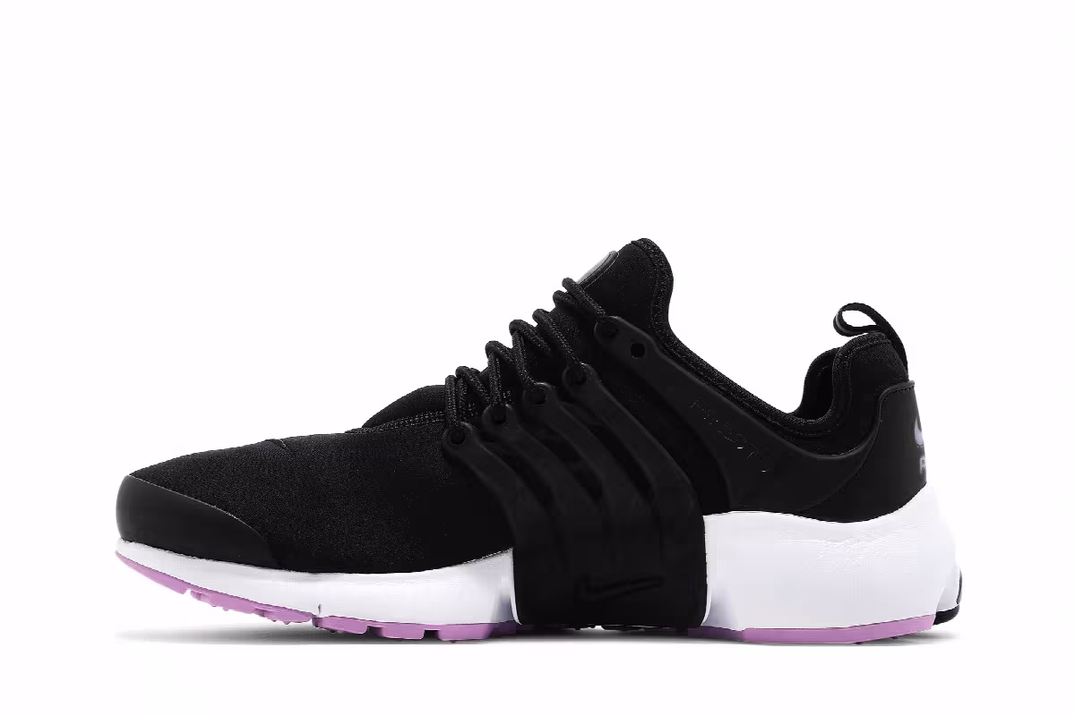 Nike Women's Air Presto Black Violet Shock, view 4