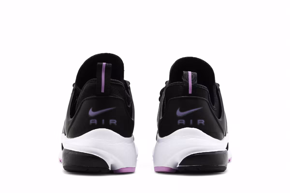 Nike Women's Air Presto Black Violet Shock, view 7