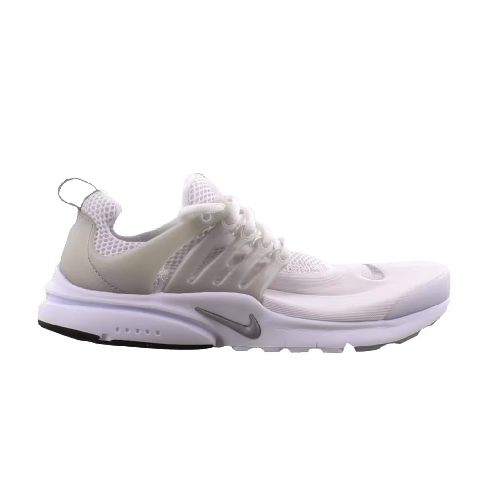 Nike Presto GS White Metallic Silver