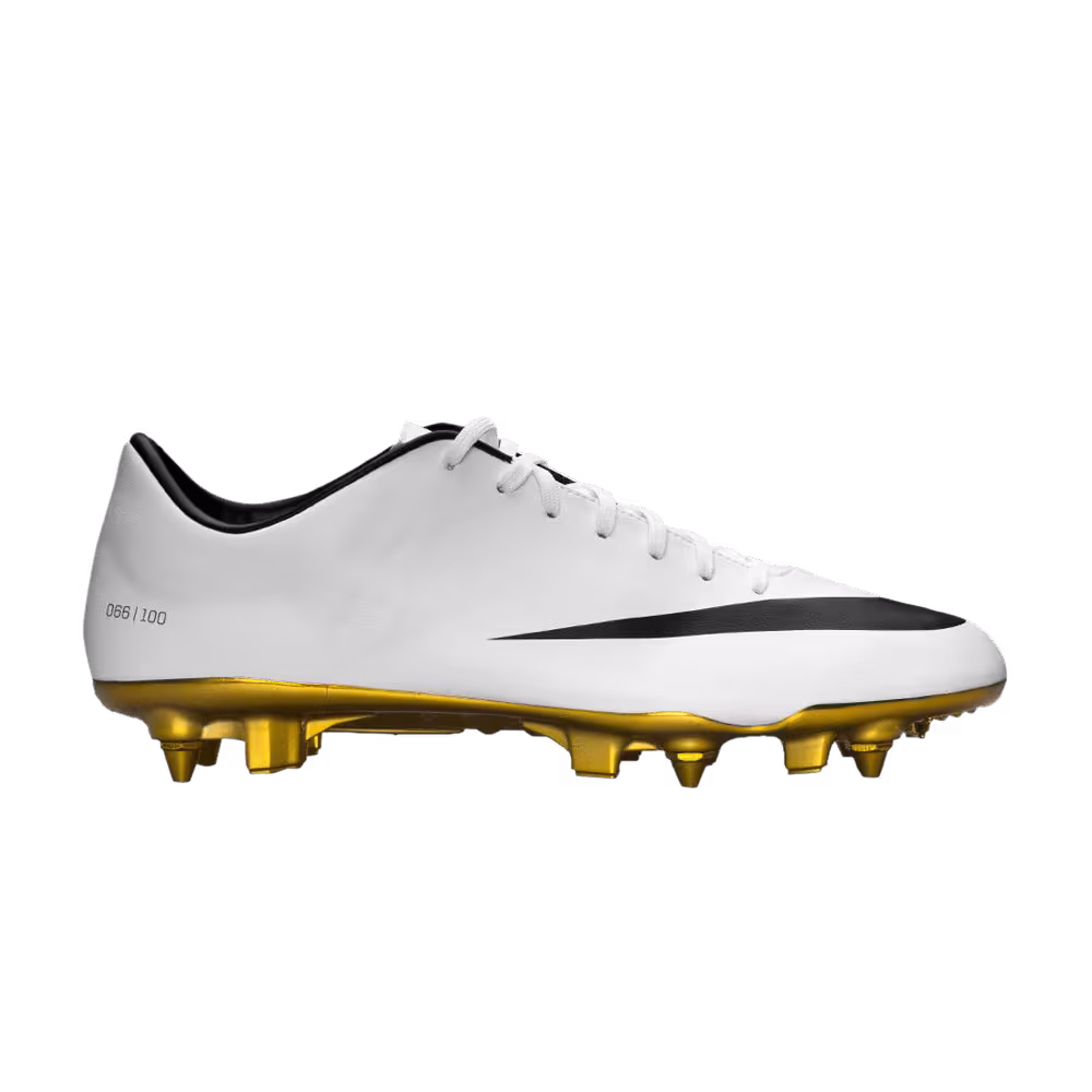 CR7 x Nike Mercurial Vapor 9 SE SG Pro White Metallic Gold