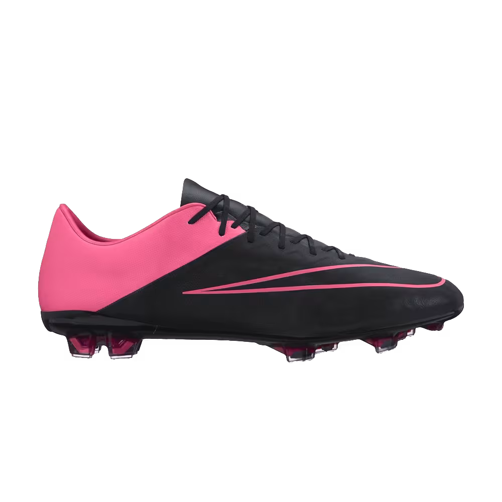 Nike Mercurial Vapor X Leather FG Black Hyper Pink
