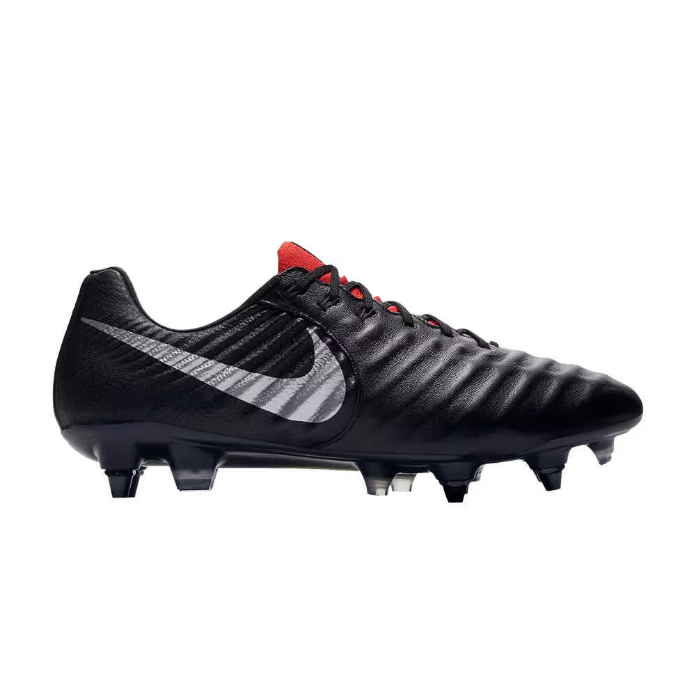 Nike Tiempo Legend 7 Elite SG Pro AC Black Metallic Silver
