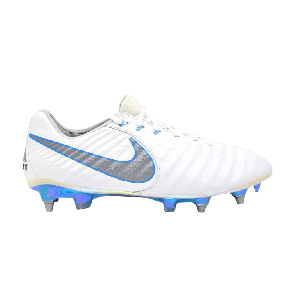 Nike Tiempo Legend 7 Elite SG Pro White Silver Blue