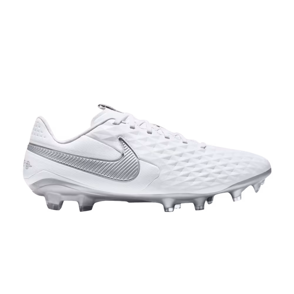 Nike Tiempo Legend 8 Pro FG White Metallic Silver