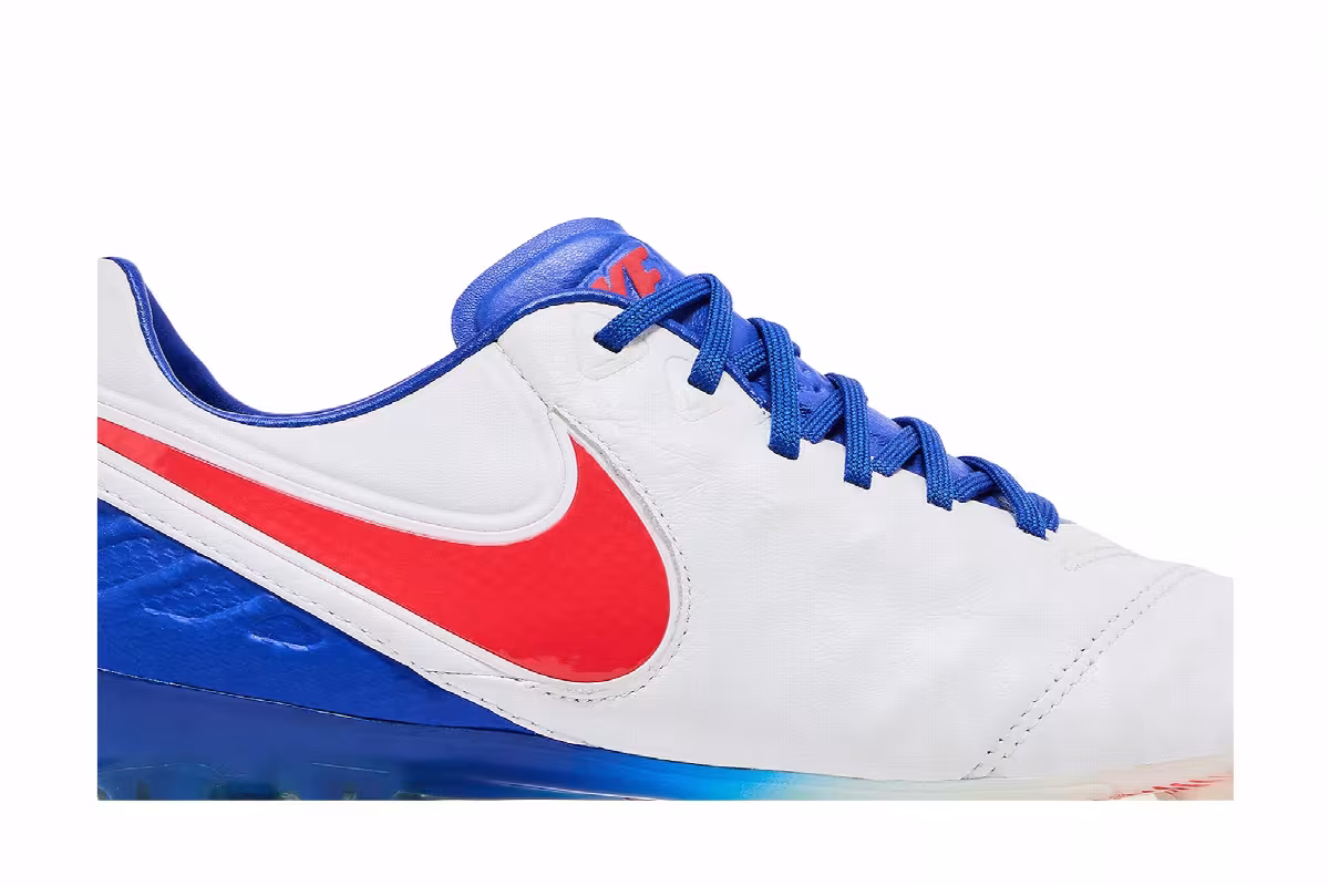 Nike Tiempo Legend 6 FG White Racer Blue Volt, view 3