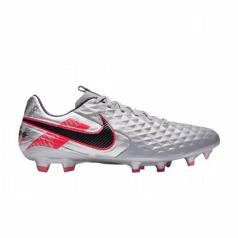 Nike Tiempo Legend 8 Pro FG 'Metallic Grey Crimson'