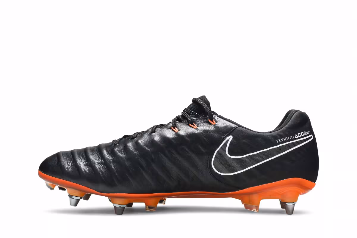 Nike Tiempo Legend 7 Elite SG Pro Black Total Orange, view 4