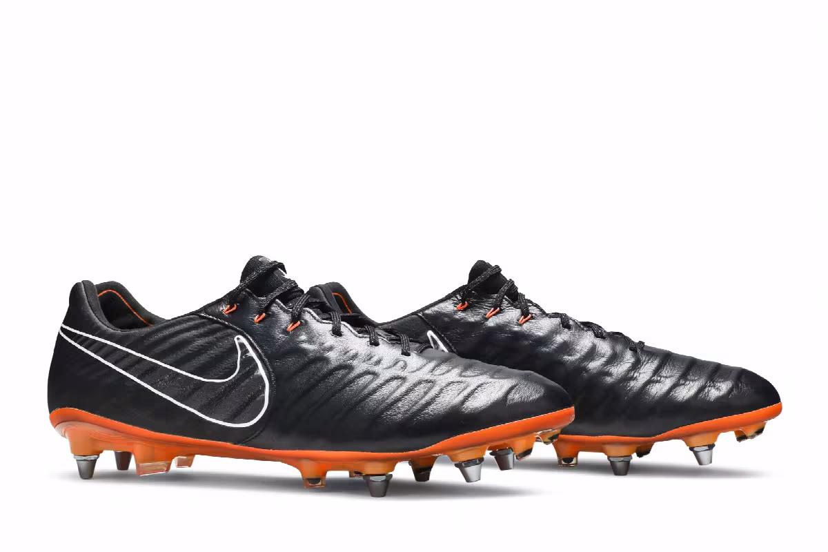 Nike Tiempo Legend 7 Elite SG Pro Black Total Orange, view 9