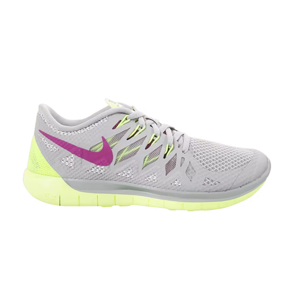 Nike Women's Free 5.0 Base Grey Grape Volt