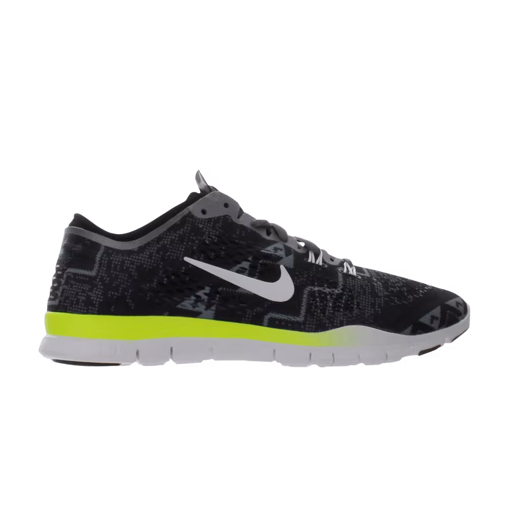 Nike Women's Free 5.0 Trainer Fit 4 Print Nordic - Black Light Ash