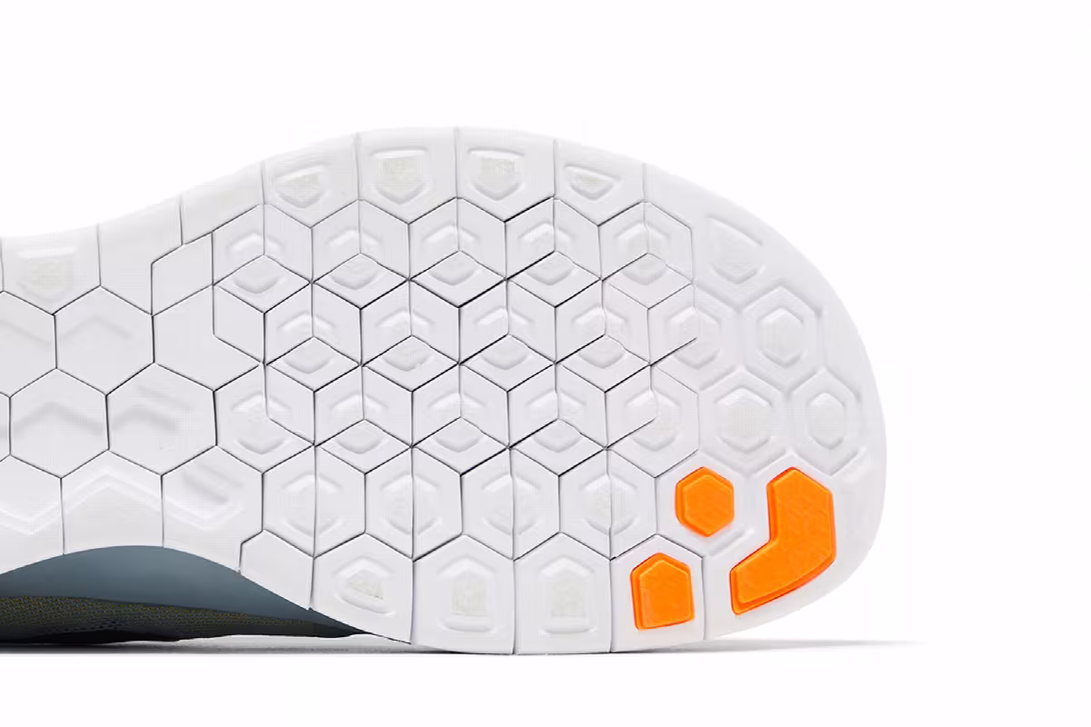 Nike Free 5.0 Dove Grey Electric Green, view 6