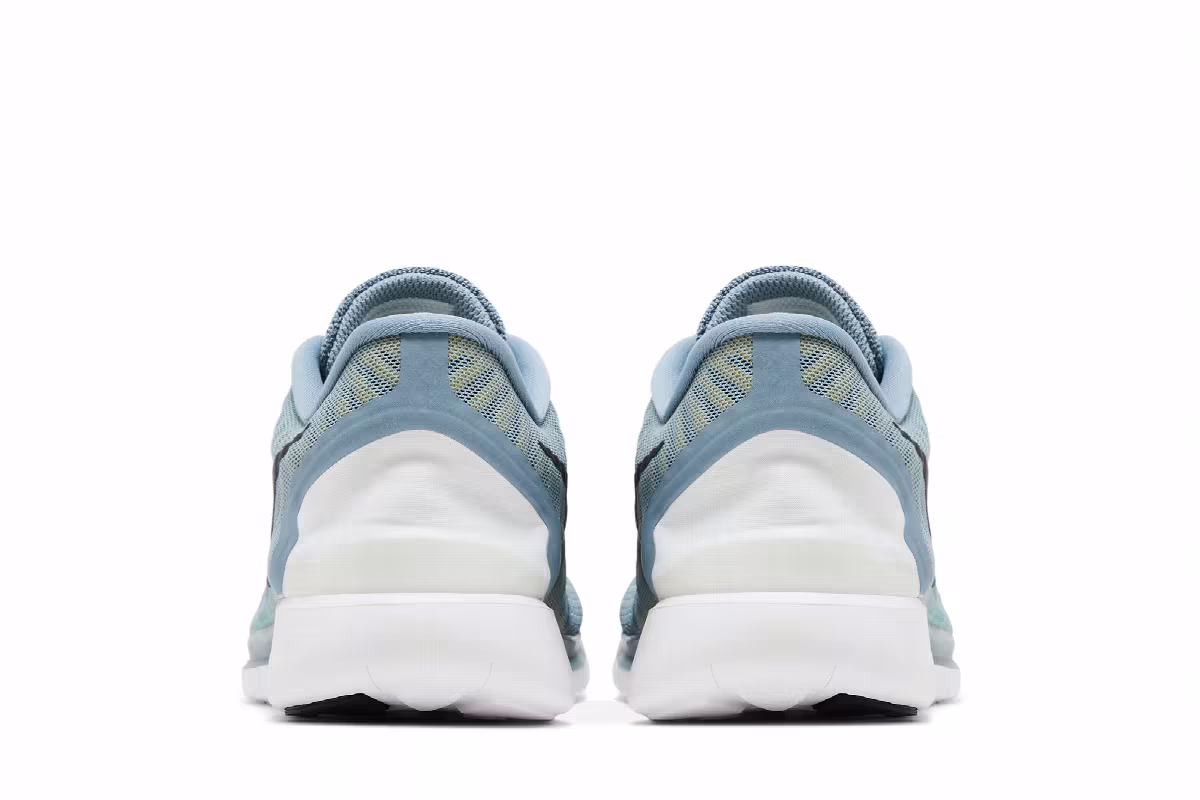Nike Free 5.0 Dove Grey Electric Green, view 7