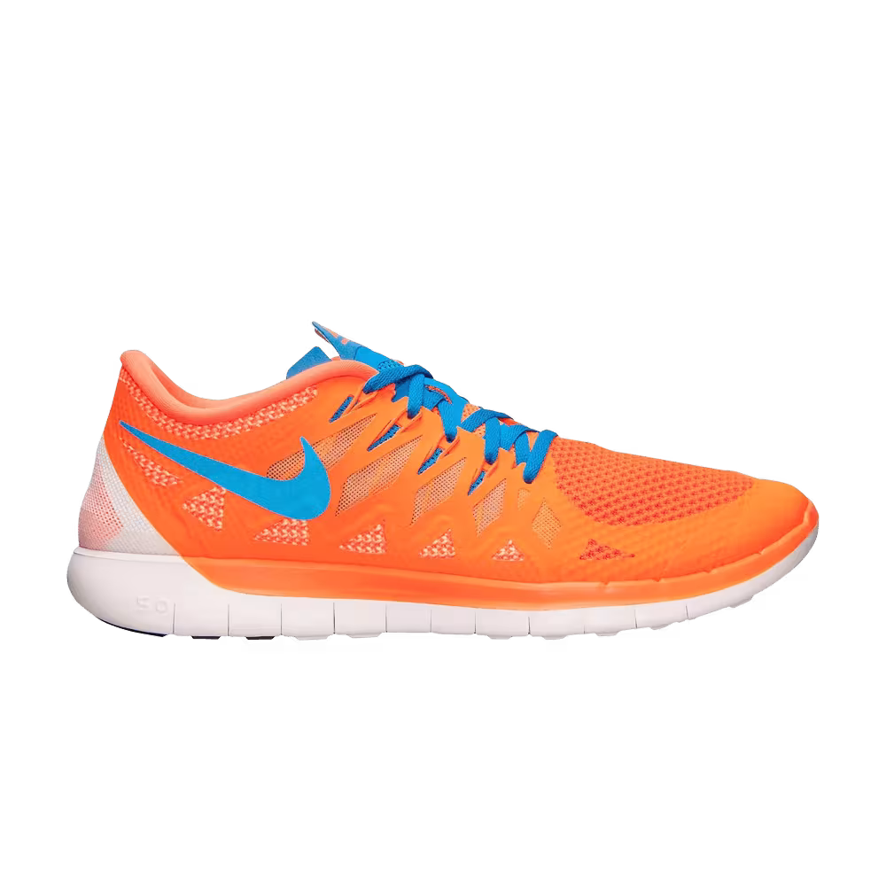 Nike Free 5.0 Hyper Orange Photo Blue