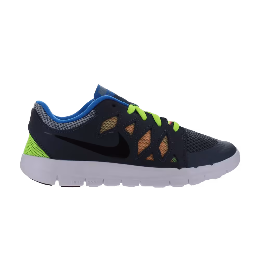 Nike Free 5.0 PS Dark Magnet Grey Volt Blue