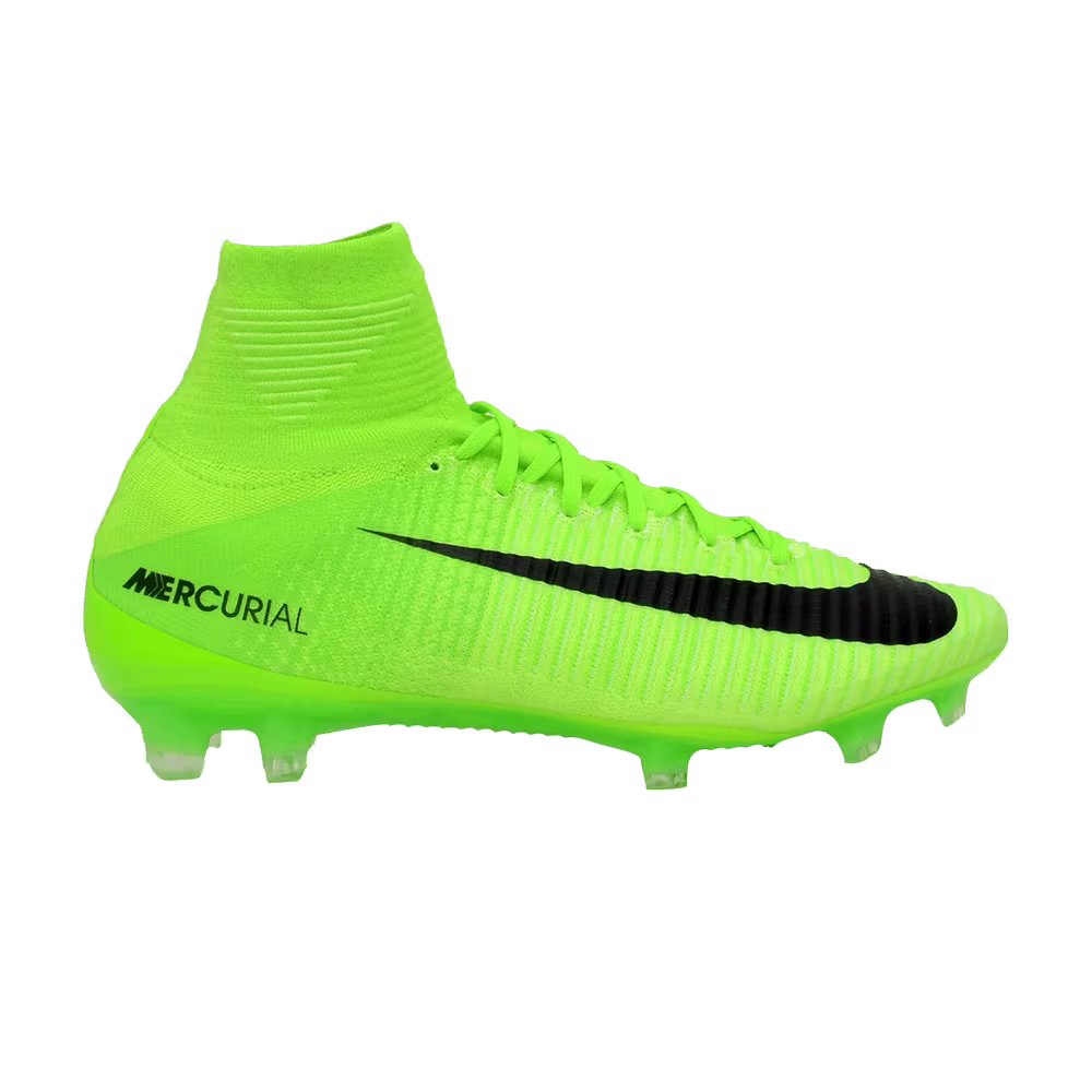 Nike Mercurial Superfly 5 FG Scoccer Cleat Electric Green