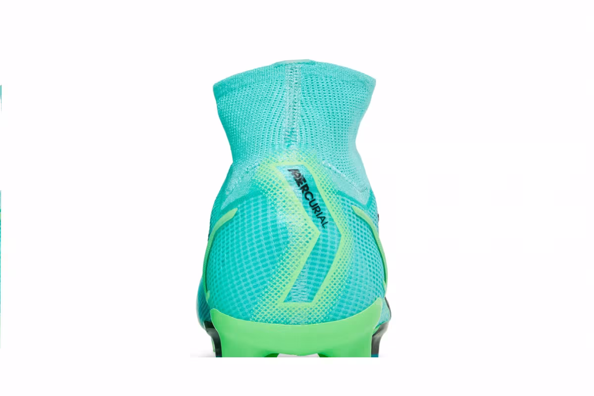 Nike Mercurial Superfly 8 Elite FG Dynamic Turquoise Lime Glow, view 8