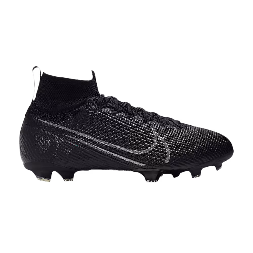 Nike Mercurial Superfly 7 Elite FG GS Black Grey