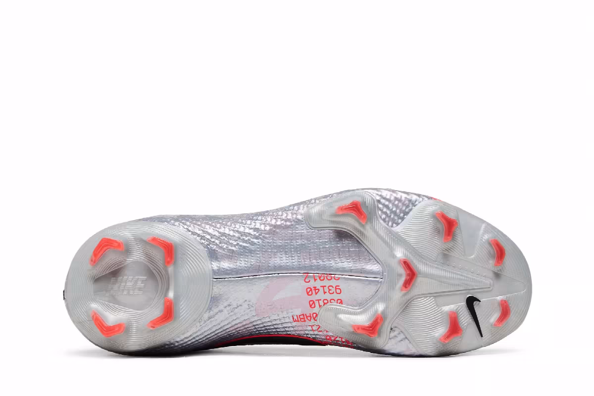 Nike Mercurial Superfly 7 Elite FG GS Metallic Grey Crimson, view 5
