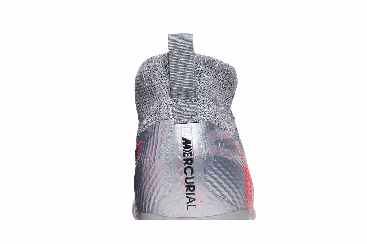 Nike Mercurial Superfly 7 Elite FG GS Metallic Grey Crimson, view 8