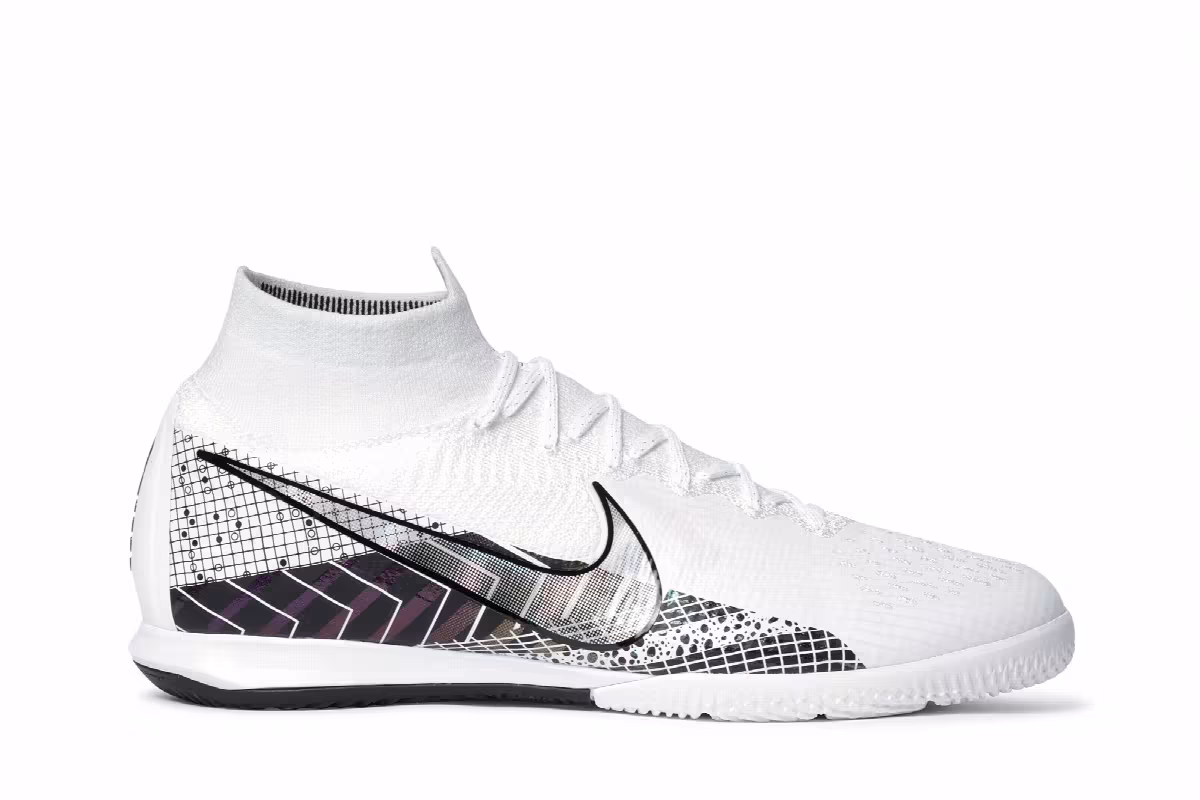 Nike Mercurial Superfly 7 Elite IC Dream Speed - White Black, view 2