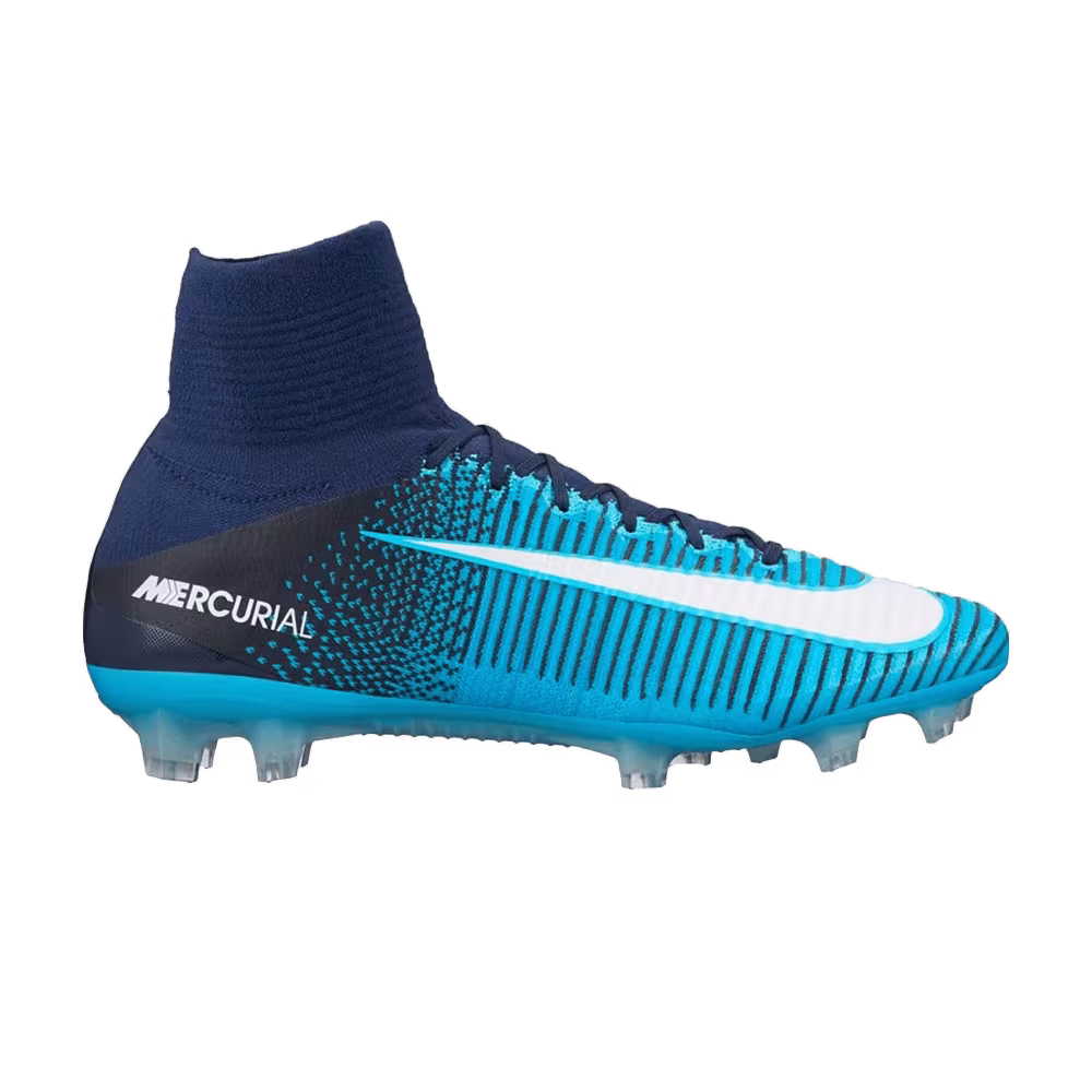 Nike Mercurial Superfly 5 FG GS Obsidian Gamma Blue