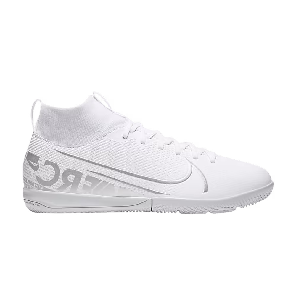 Nike Mercurial Superfly 7 Academy IC GS White Chrome