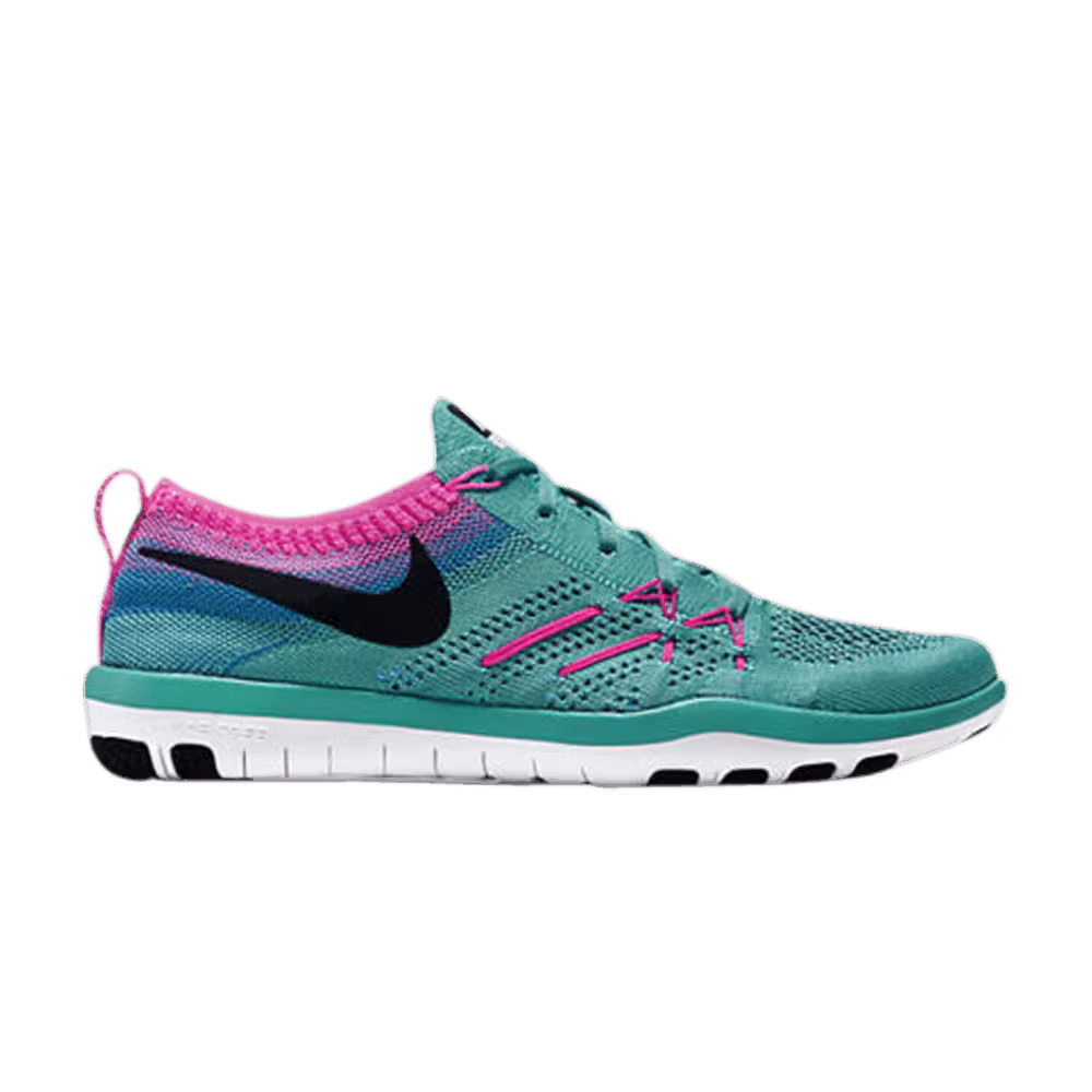 Nike Women's Free TR Focus Flyknit Hyper Jade Pink Blast