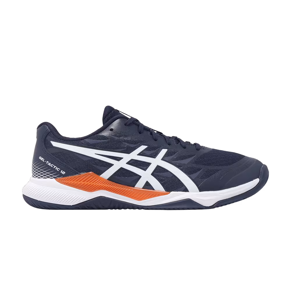 Asics Gel Tactic 12 2E Wide Midnight White