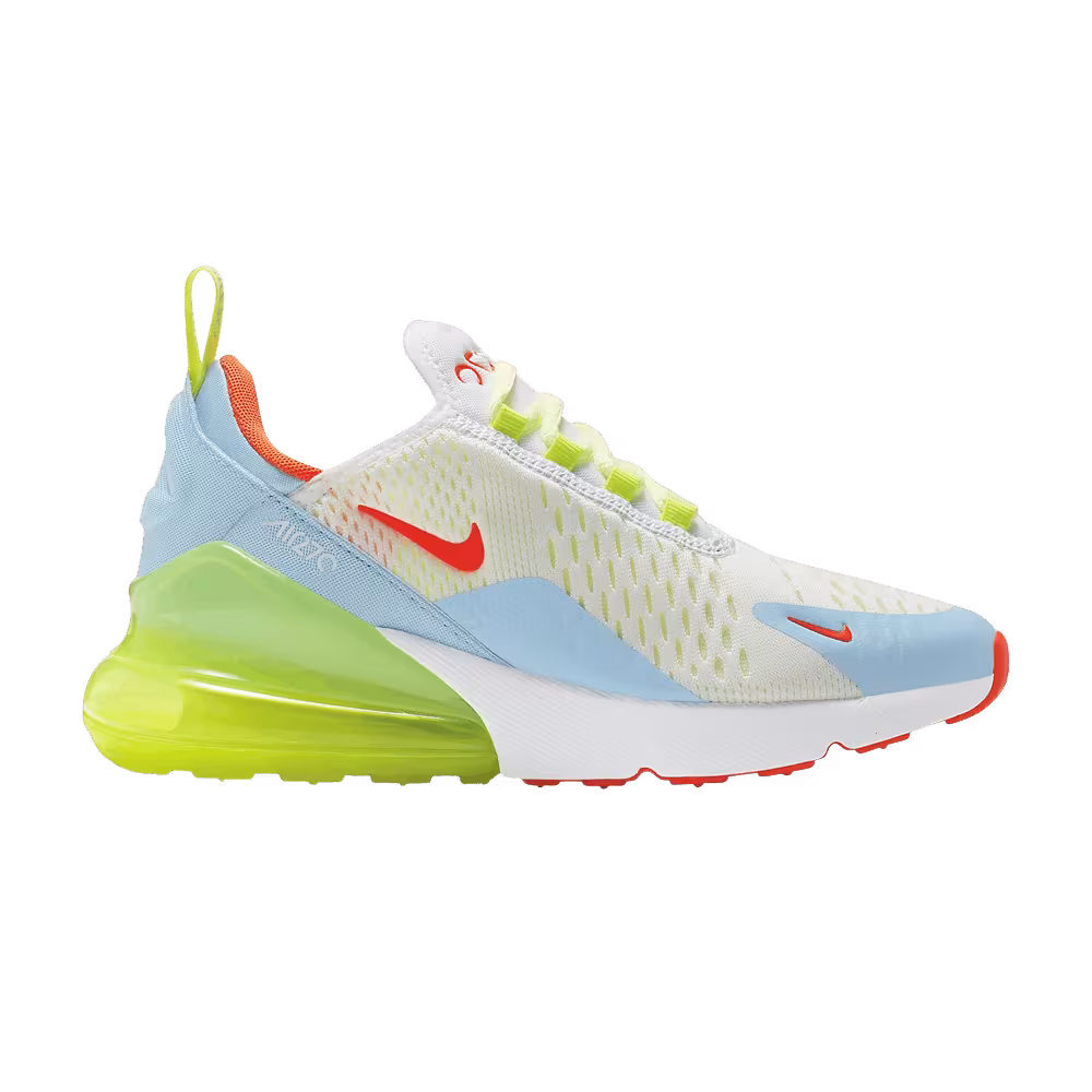 Nike Air Max 270 GS Blue Gaze Barely Volt