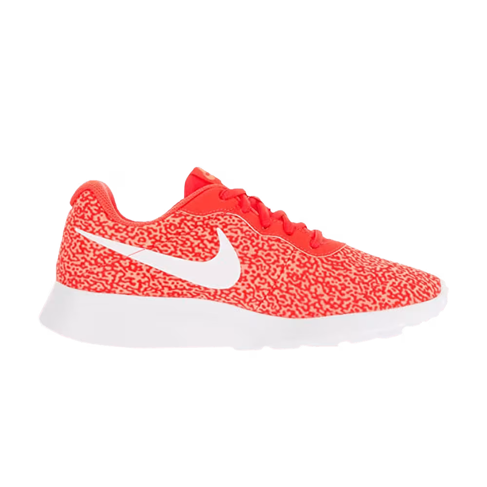 Nike Women's Tanjun Print Bright Crimson