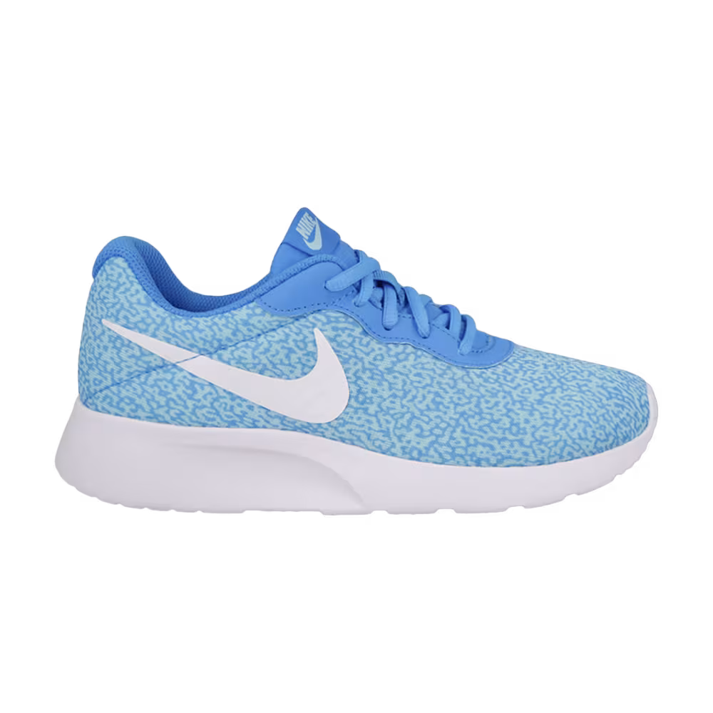 Nike Women's Tanjun Print Blue Glow