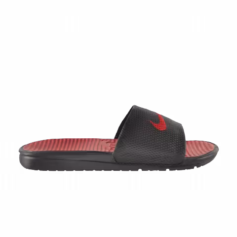 Nike Benassi Solarsoft Slide 'Black Sport Red'